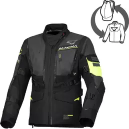 Macna Flexodus Night Eye Women's мотокуртка Black Yellow Желтый (размер: xs)