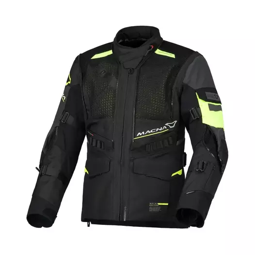 Macna Flexodus Night Eye Women's мотокуртка Black Yellow Желтый