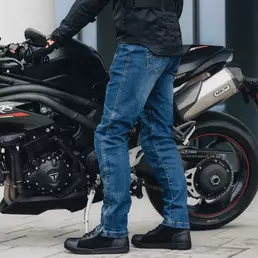 Rebelhorn Motorcycle Jeans HAWK III REGULAR FIT WASHED Blue L32