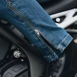 Rebelhorn Motorcycle Jeans HAWK III REGULAR FIT WASHED Blue L32