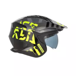 Acerbis Jet Aria Evo Graphic Мотошлем Black Yellow Желтый