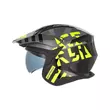 Acerbis Jet Aria Evo Graphic Мотошлем Black Yellow Желтый
