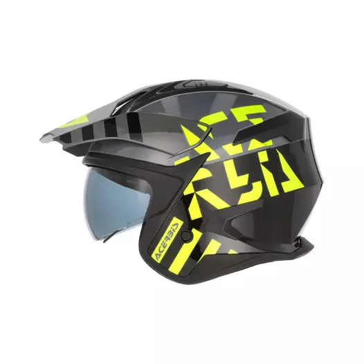 Acerbis Jet Aria Evo Graphic Мотошлем Black Yellow Желтый