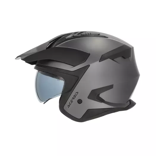 Acerbis Jet Aria Evo Metallic Мотошлем Dark Grey Серый