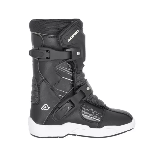 Acerbis Puppy Kid мотоботинки White Black Черный