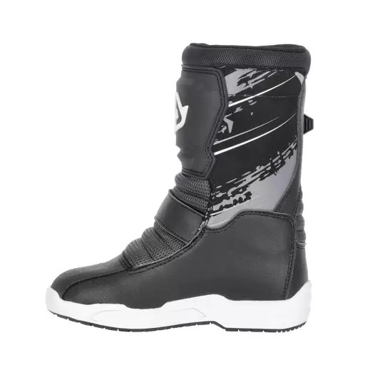 Acerbis Puppy Kid мотоботинки White Black Черный