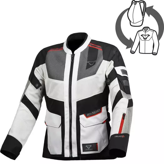 Macna Travelair Lady мотокуртка Grey Black Серый