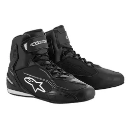 Alpinestars Faster 3 мотоботы Black White Черный