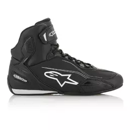 Alpinestars Faster 3 мотоботы Black White Черный
