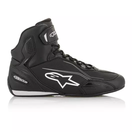 Alpinestars Faster 3 мотоботы Black White Черный