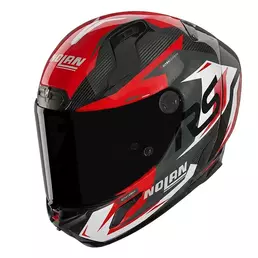 Nolan X-804 Rs Ultra Carbon Fuorigiri Black Red Красный