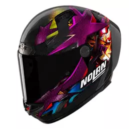 Nolan X-804 Rs Ultra Carbon Chicane Black Purple Фиолетовый