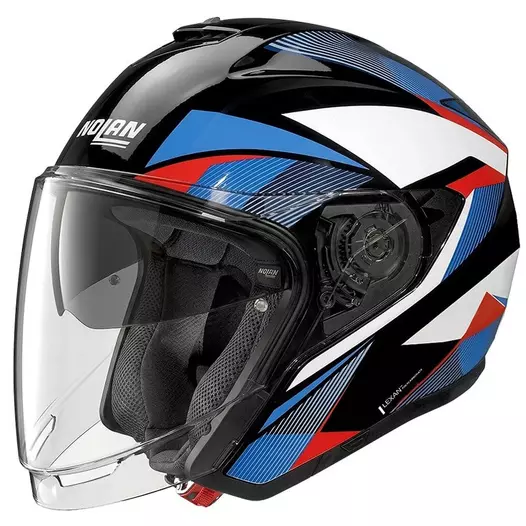 Nolan N40.6 Duetto Мотошлем Black Blue Синий