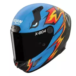 Nolan X-804 Rs Ultra Carbon Replica Oliveira Синий