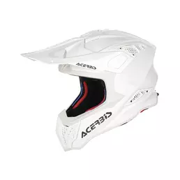 Acerbis Airstrike Fim Racing 2 Мотошлем White Белый
