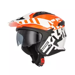 Acerbis Jet Aria Evo Graphic Мотошлем Orange Оранжевый