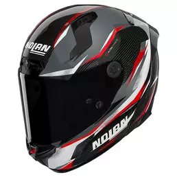 Nolan X-804 St Ultra Carbon Veloce Мотошлем Grey Red Серый