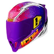 Icon Airflite Quarterflash мотошлем фиолетовый