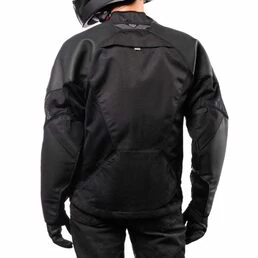 Icon Mesh AF Leather CE мотокуртка черная