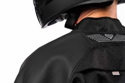 Icon Mesh AF Leather CE мотокуртка черная