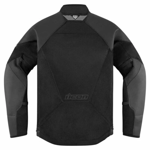 Icon Mesh AF Leather CE мотокуртка черная