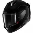 SHARK Skwal i3 Blank SP Automatic Lights integralhelm Черный