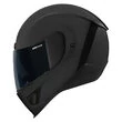 Icon Airform Dark Rubatone мотошлем черный матовый (размер: m)