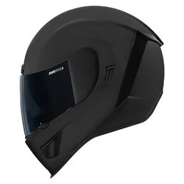 Icon Airform Dark Rubatone мотошлем черный матовый