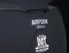 Icon Airform Dark Rubatone мотошлем черный матовый (размер: m)