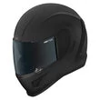 Icon Airform Dark Rubatone мотошлем черный матовый (размер: m)