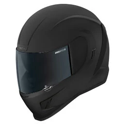 Icon Airform Dark Rubatone мотошлем черный матовый