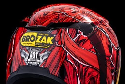 Icon Airform MIPS Brozak Red мотошлем красный