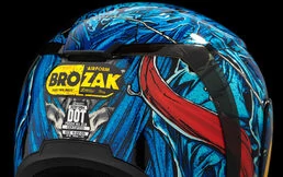 Icon Airform MIPS Brozak Blue мотошлем синий