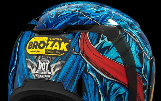 Icon Airform MIPS Brozak Blue мотошлем синий