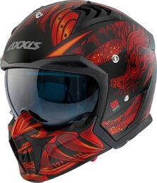 AXXIS 980 Hunter SV Oni Matt Red мотошлем красный матовый