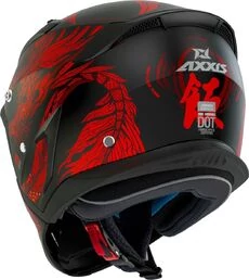 AXXIS 980 Hunter SV Oni Matt Red мотошлем красный матовый