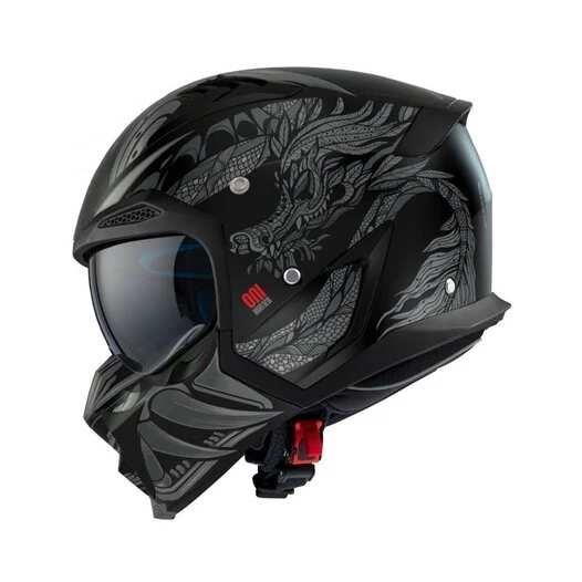 AXXIS 980 Hunter SV Oni Matt Gray мотошлем серый матовый