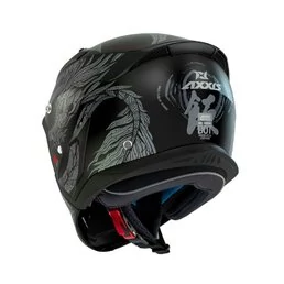 AXXIS 980 Hunter SV Oni Matt Gray мотошлем серый матовый