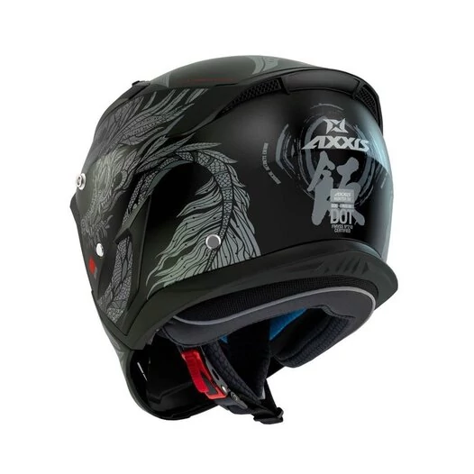 AXXIS 980 Hunter SV Oni Matt Gray мотошлем серый матовый
