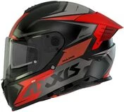 AXXIS FF122 Hawk SV EVO Ixil Matt Red мотошлем красный матовый