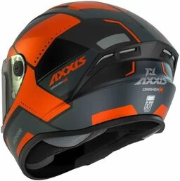 AXXIS FF112C Draken S Sonar Matt Fluor Orange мотошлем интеграл оранжевый матовый