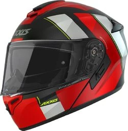 AXXIS FU406 Storm SV Diamond Matt Red мотошлем модуляр красный матовый