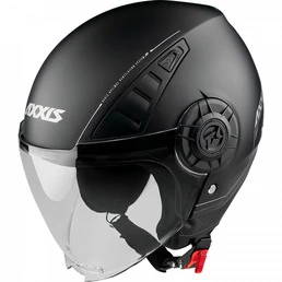 AXXIS OF513 Metro Solid Matt Black мотошлем черный матовый