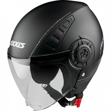 AXXIS OF513 Metro Solid Matt Black мотошлем черный матовый