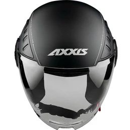 AXXIS OF513 Metro Solid Matt Black мотошлем черный матовый