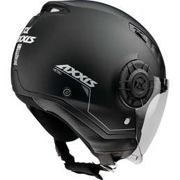 AXXIS OF513 Metro Solid Matt Black мотошлем черный матовый